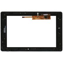 Тачскрін (Сенсорне скло) для планшета Lenovo IdeaPad K2 чорний з рамкою