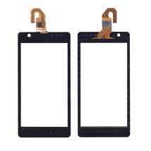 Тачскрин (Сенсорное стекло) для смартфона Sony Xperia ZR C5503, C5502 черное