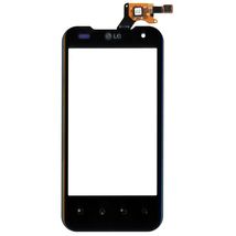 Тачскрін (Сенсорне скло) для смартфона LG P990 Optimus 2X чорний