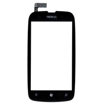 Тачскрин (Сенсорное стекло) для смартфона Nokia Lumia 610 черный