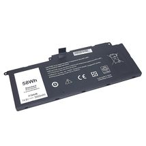 Аккумуляторная батарея для ноутбука Dell F7HVR Inspiron 15-7537 14.8V Black 3900mAh OEM