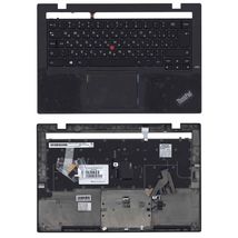 Клавиатура для ноутбука Lenovo Thinkpad X1 Carbon Gen 2 (2014) Black с подсветкой (Light), (Black Frame), RU
