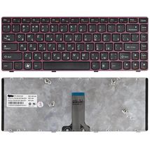 Клавиатура для ноутбука Lenovo IdeaPad (V370) Black, (Red Frame), RU