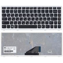 Клавиатура для ноутбука Lenovo IdeaPad (U310) Black, (White Frame), RU