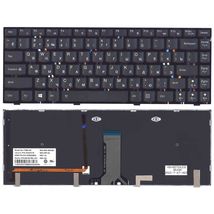 Клавіатура для ноутбука Lenovo IdeaPad (Y410P) з підсвічуванням (Light), Black, (Black Frame) RU