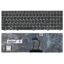 Клавиатура для ноутбука Lenovo IdeaPad (Y570) Black, (Gray Frame), RU