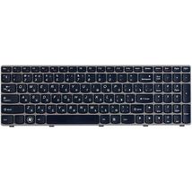 Клавиатура Lenovo IdeaPad (Z560, Z565, G570, G770) Black, (Gray Frame), RU