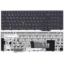 Клавиатура для ноутбука Lenovo ThinkPad Edge (E531) с указателем (Point Stick) Black, Black Frame, RU