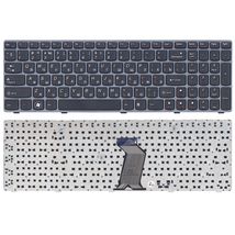 Клавиатура для ноутбука Lenovo IdeaPad (G500, G700), Black, (Gray Frame) RU