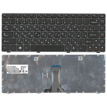 Клавиатура для ноутбука Lenovo IdeaPad (G480), Black, (Black Frame), RU