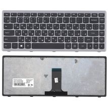 Клавиатура Lenovo IdeaPad (Flex 14, G400s, G405S, S410P, G410S) Black, (Gray Frame) RU