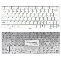 Клавиатура для ноутбука MSI Wind (U90, U100, U100X, U110, U120, N011, U115, U123, U123H, U123T) White, RU