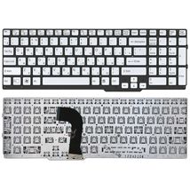 Клавіатура для ноутбука Sony Vaio (SVS15) з підсвічуванням (Light), Silver, (No Frame) UA