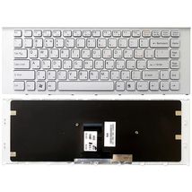 Клавіатура для ноутбука Sony Vaio (VPC-EA) White, (White Frame) RU