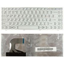 Клавиатура для ноутбука Sony Vaio (VPC-S) White, (Silver Frame) RU