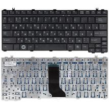 Клавіатура Toshiba Satellite A600, T130, T135, U400, U405, U500, U505, Portege M800, M900, Black, Mat, RU (вертикальний ентер)