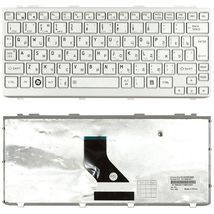 Клавиатура Toshiba Mini (NB200, NB300, NB305) Silver, (Silver Frame) RU (вертикальный энтер)