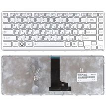 Клавіатура для ноутбука Toshiba Satellite (T230, T230D, T235, T235D) Silver, (Silver Frame) RU