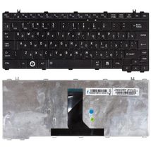 Клавіатура для ноутбука Toshiba Satellite (U500, U505, U400, U405, A600, T130, T135, Portege M800, M900) Black, Glossy, RU (вертикальний ентер)