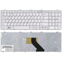 Клавіатура для ноутбука Fujitsu LifeBook (A530, A531, AH512, AH530, AH531, NH751) White, RU