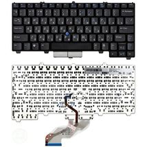 Клавіатура для ноутбука Dell Latitude (D410) із вказівником (Point Stick), Black, RU