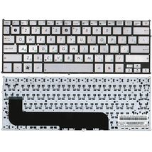 Клавіатура для ноутбука Asus Zenbook (UX21A, UX21E) Silver, (No Frame) UA