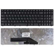 Клавиатура для ноутбука Asus (K50, K60, K70) Black, (Black Frame) RU