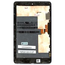 Матрица с тачскрином (модуль) для Asus ME370 (Google Nexus 7 1gen) черный с рамкой