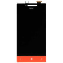 Матрица с тачскрином (модуль) для HTC Windows Phone 8S (A620e) черный + красный