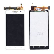 Матрица с тачскрином (модуль) для Huawei Honor 3 (модель HN3-U00) белый