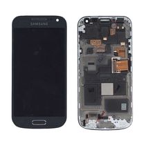 Матрица с тачскрином (модуль) для Samsung Galaxy S4 mini GT-I9190 черный с рамкой