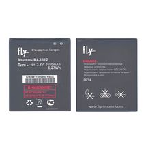 Аккумуляторная батарея для смартфона Fly BL3812 IQ4416/Era Life 5 3.8V Black 1650mAh 6.27Wh