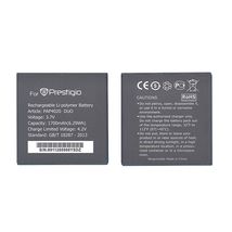 Батарея до телефону Prestigio PAP4020 | 1700 mAh | 3,7 V | 9,25 Wh (016527)