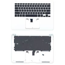 Клавиатура для ноутбука Apple MacBook Air 2013+ (A1466) Black с топ панелью, RU (горизонтальный энтер)