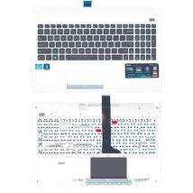 Клавіатура для ноутбука Asus X501A Black, (White TopCase), RU