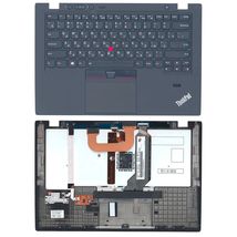 Клавиатура для ноутбука Lenovo ThinkPad (X1 Carbon) с подсветкой (Light), с указателем (Point Stick), Black, (Black TopCase), RU
