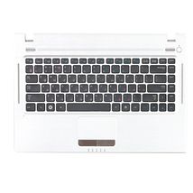 Клавіатура для ноутбука Samsung (Q330) Black, (White TopCase), RU