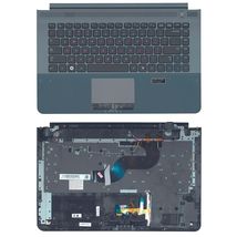 Клавіатура для ноутбука Samsung (RC420) Black, (Gray TopCase), RU