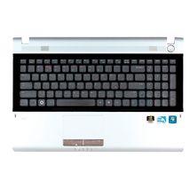 Клавіатура для ноутбука Samsung (RV711) Black, (Black Frame), (Gray TopCase), RU