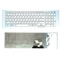 Клавіатура для ноутбука Sony Vaio (VPC-EJ) White, (White Frame), RU
