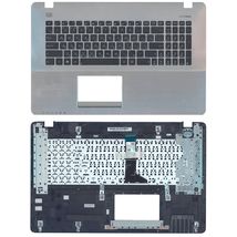 Клавіатура для ноутбука Asus (X750LN) Black, (Silver TopCase), RU